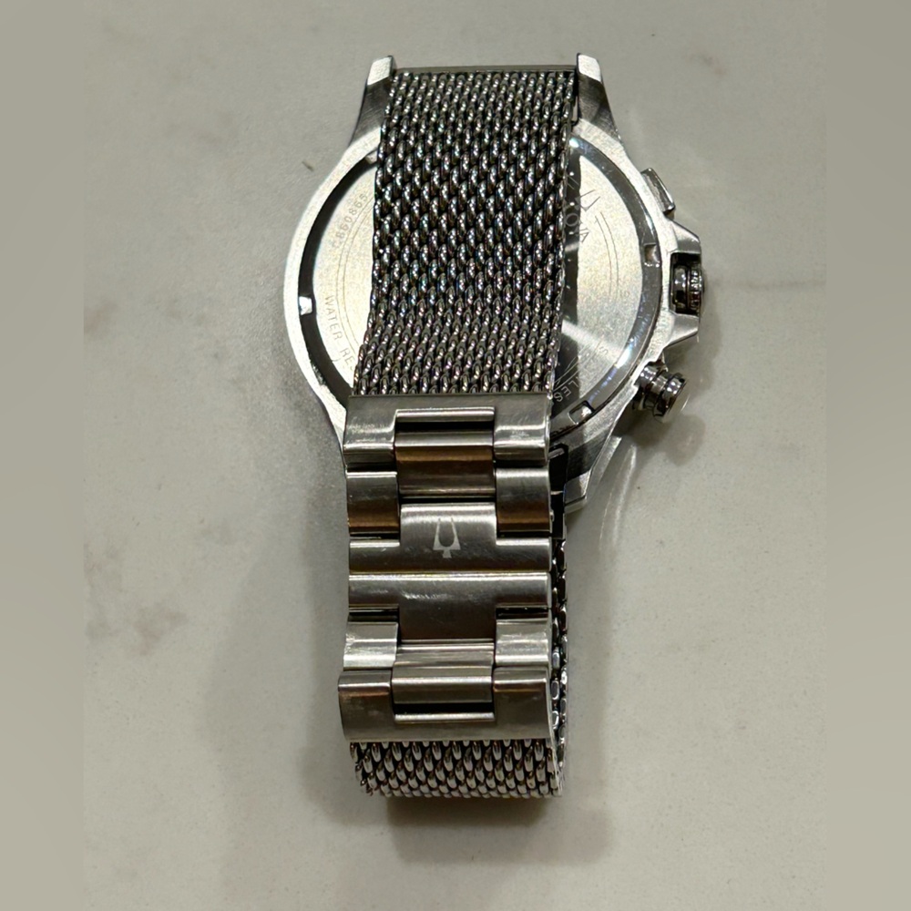 Bulova 96B139 Wrist Watch Men 44mm Tachymeter - Picture 5 of 13